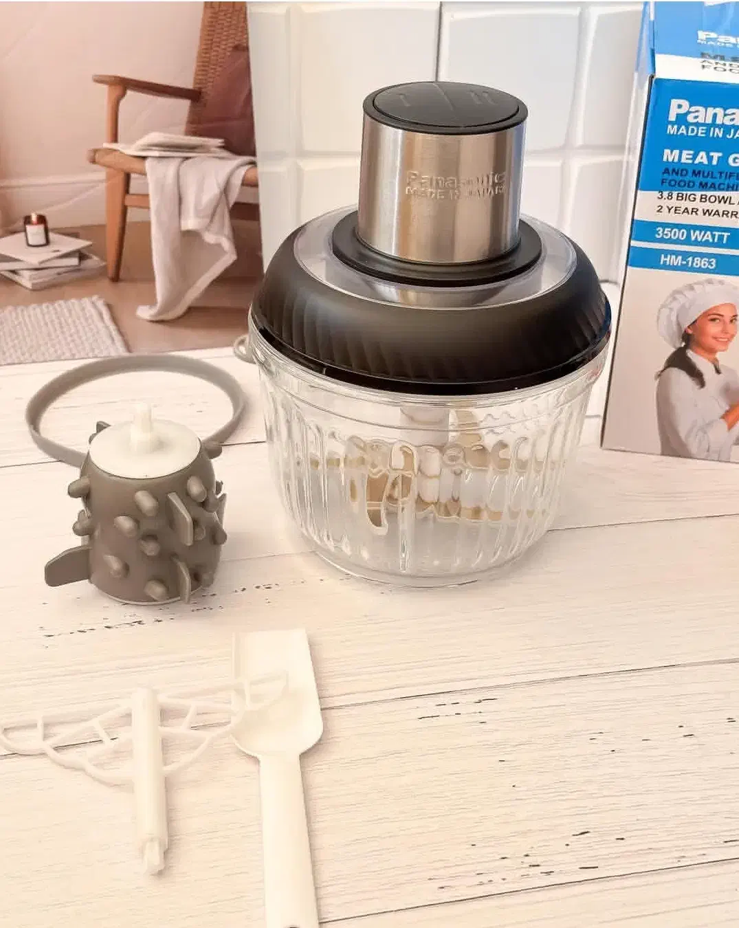 خردکن و آسیاب دوقلو پاناسونیک دو کاسه مدلHM-1863|خردکن، آسیاب، غذاساز|تهران, علم و صنعت|دیوار