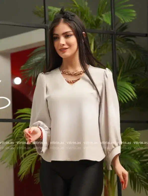 شومیزهای کرپ الیزه|لباس|فلاورجان, |دیوار