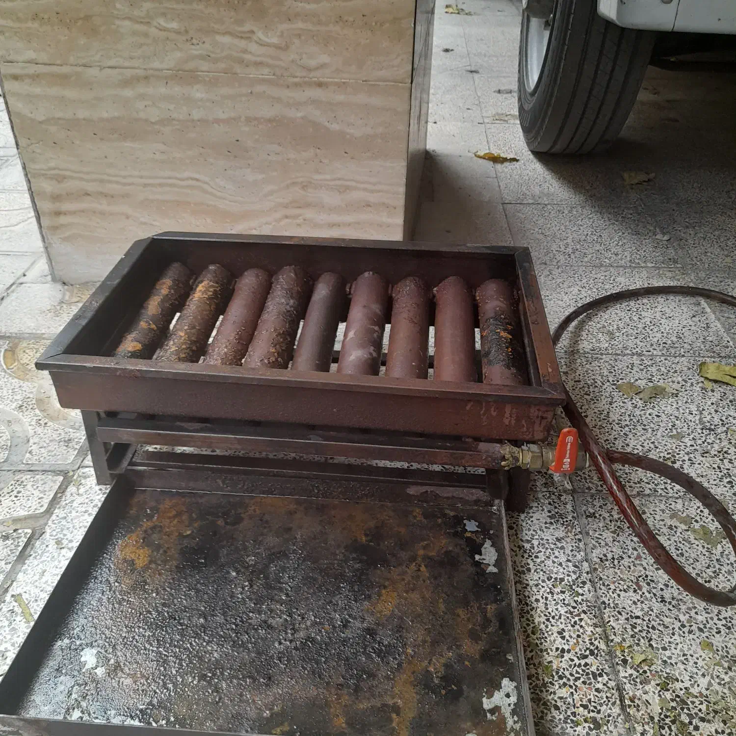 کباب پز گازی دست ساز آهنی|اجاق گاز و لوازم برقی پختوپز|اسلامشهر, شهرک انبیا|دیوار