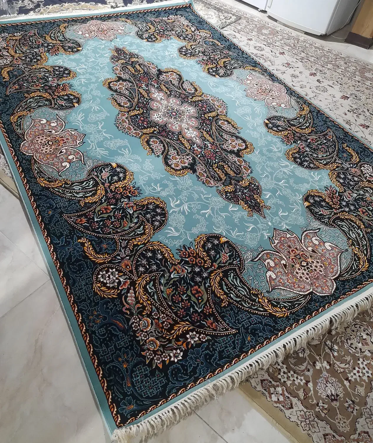 فرش ۹متری ۶متری نو/فرش کودک و نوجوان/پادری|فرش|اصفهان, شهشهان|دیوار