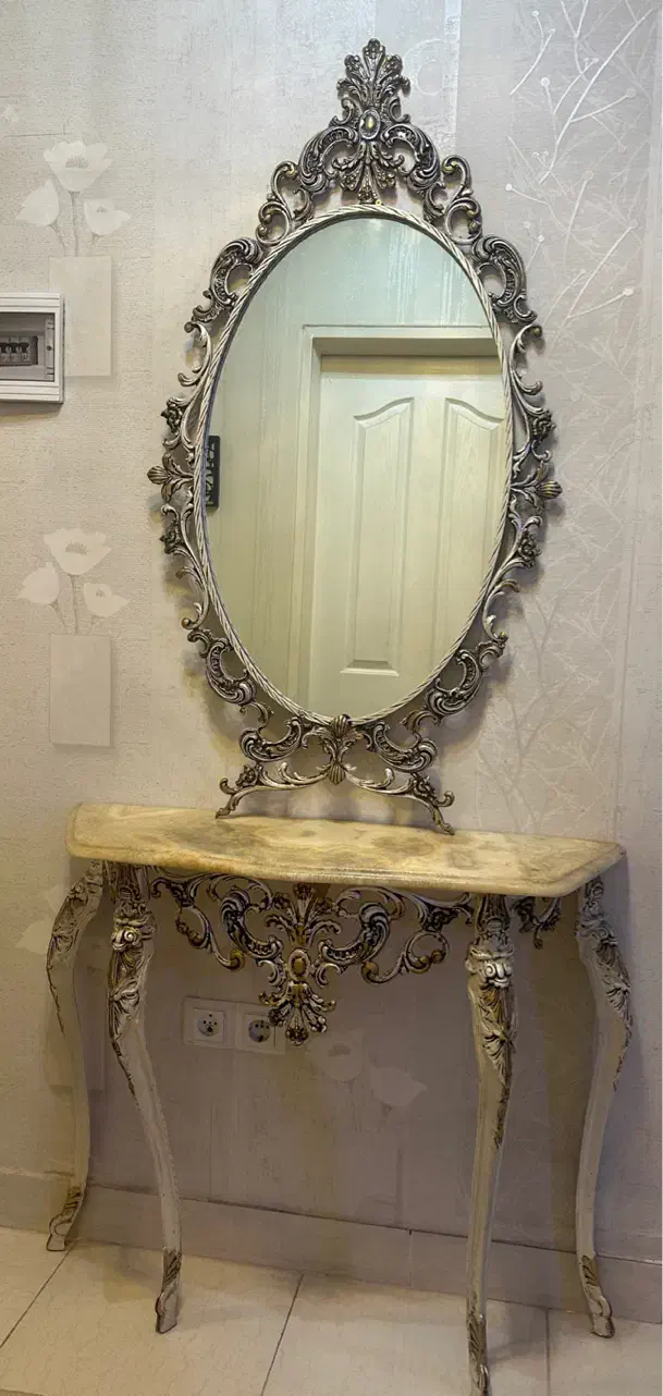 آینه کنسول|بوفه، ویترین، کنسول|تبریز, |دیوار