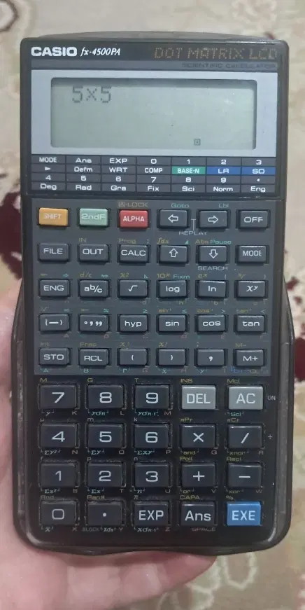 ماشین حساب مهندسی کاسیوfx4500pa|لوازم التحریر|کرمانشاه, |دیوار