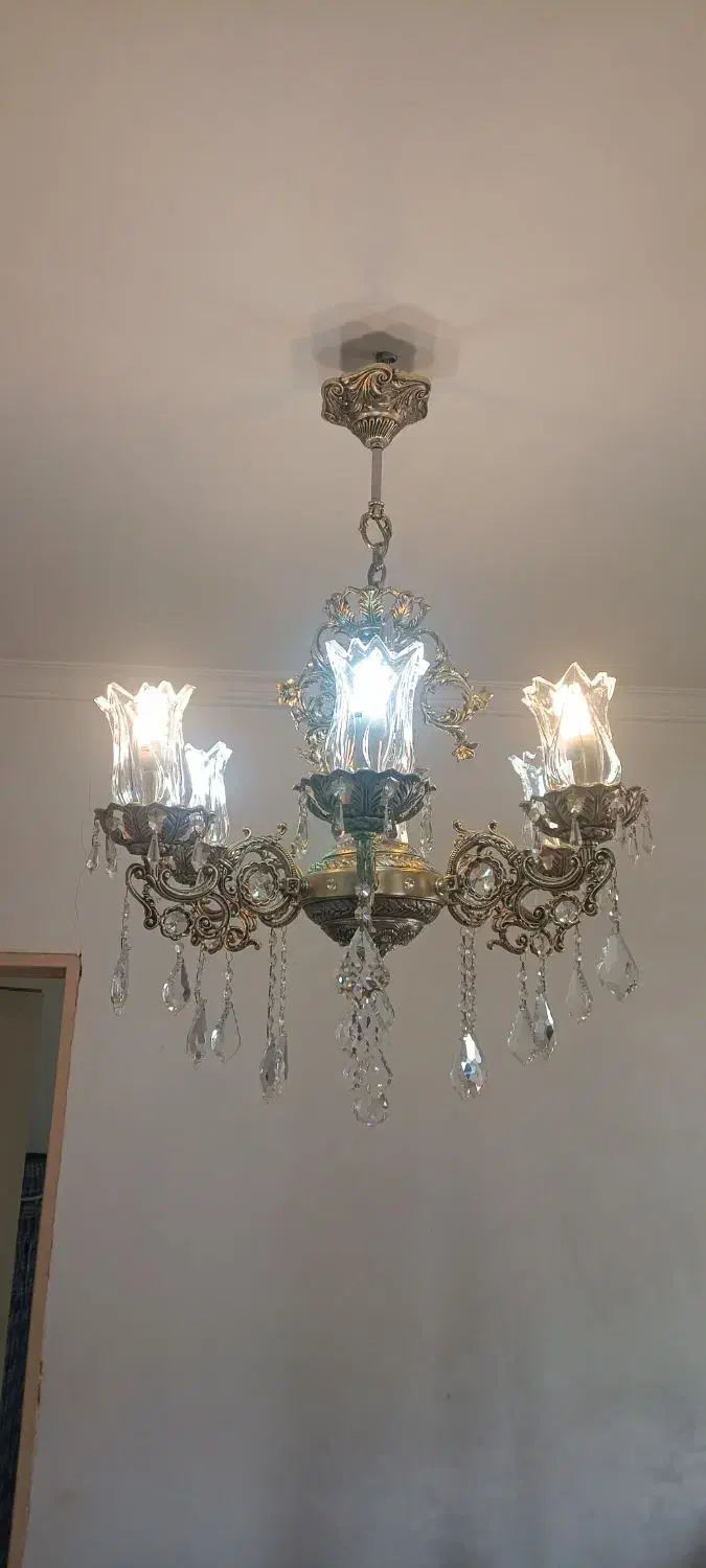 لوستر برنز اصلی|لوستر و چراغ آویز|سهند, |دیوار