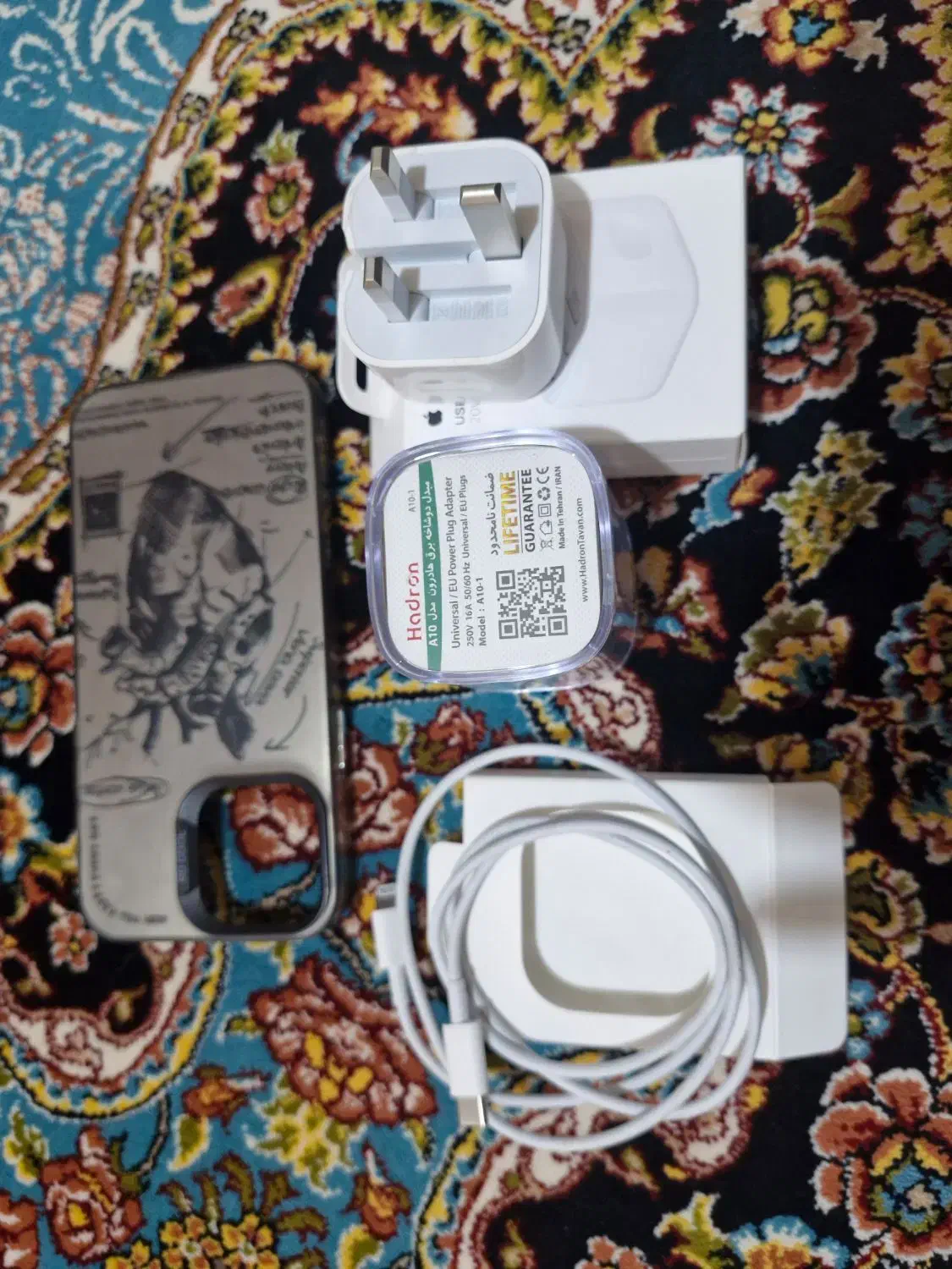 شارژر آیفون اصل با گارانتی نامحدود|لوازم جانبی موبایل و تبلت|اردبیل, |دیوار