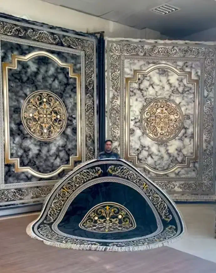 میراث دودی۱۲۰۰شانه همراه با گرده۳در۳|فرش|بوشهر, |دیوار