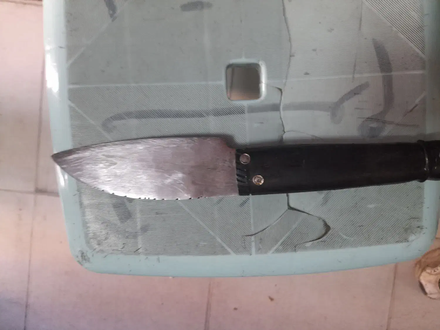 چاقو دسته شاخ|ظروف پخت‌وپز|سنندج, |دیوار