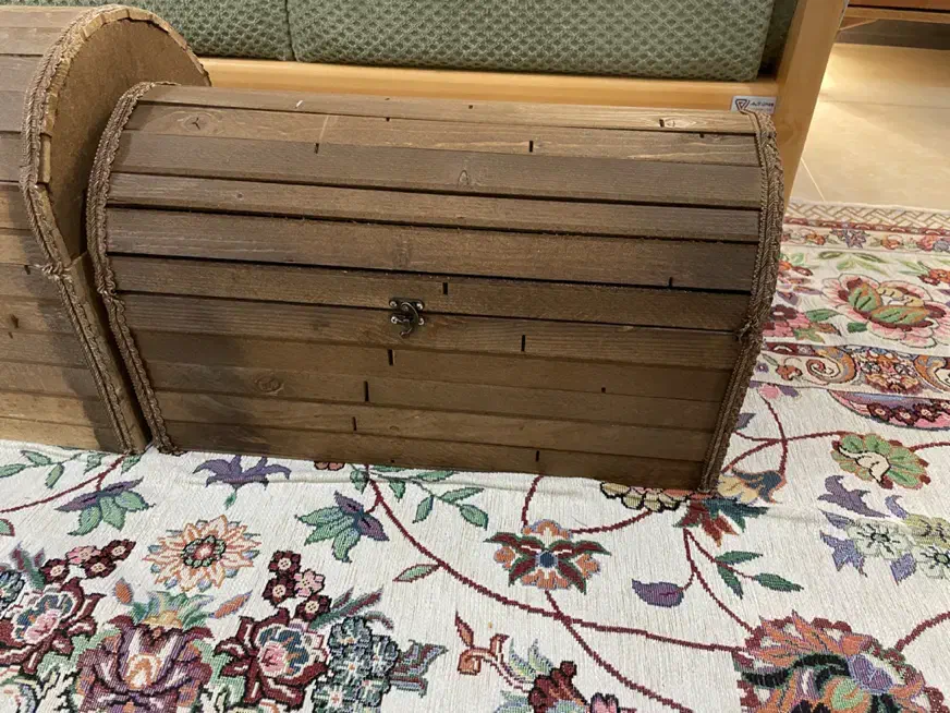 صندوقچه چوبی|صنایع دستی و سایر لوازم تزئینی|پاکدشت, پاکدشت (مامازند)|دیوار