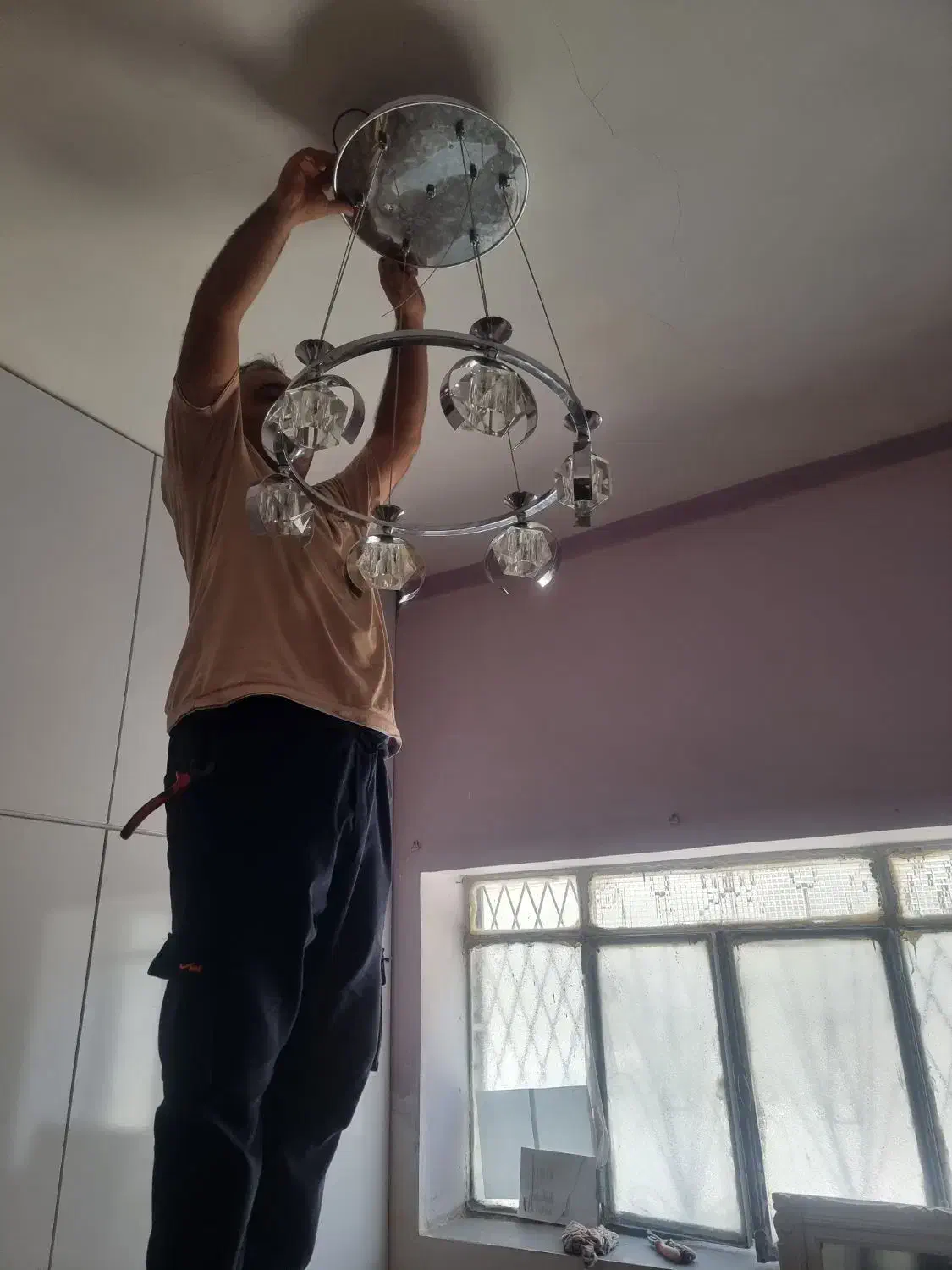 لوستر|لوستر و چراغ آویز|کرمانشاه, |دیوار