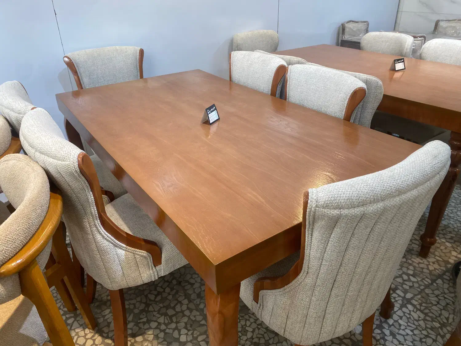 میز نهار خوری چستر شیش نفره فروش ویژه|میز و صندلی غذاخوری|اصفهان, رهنان|دیوار