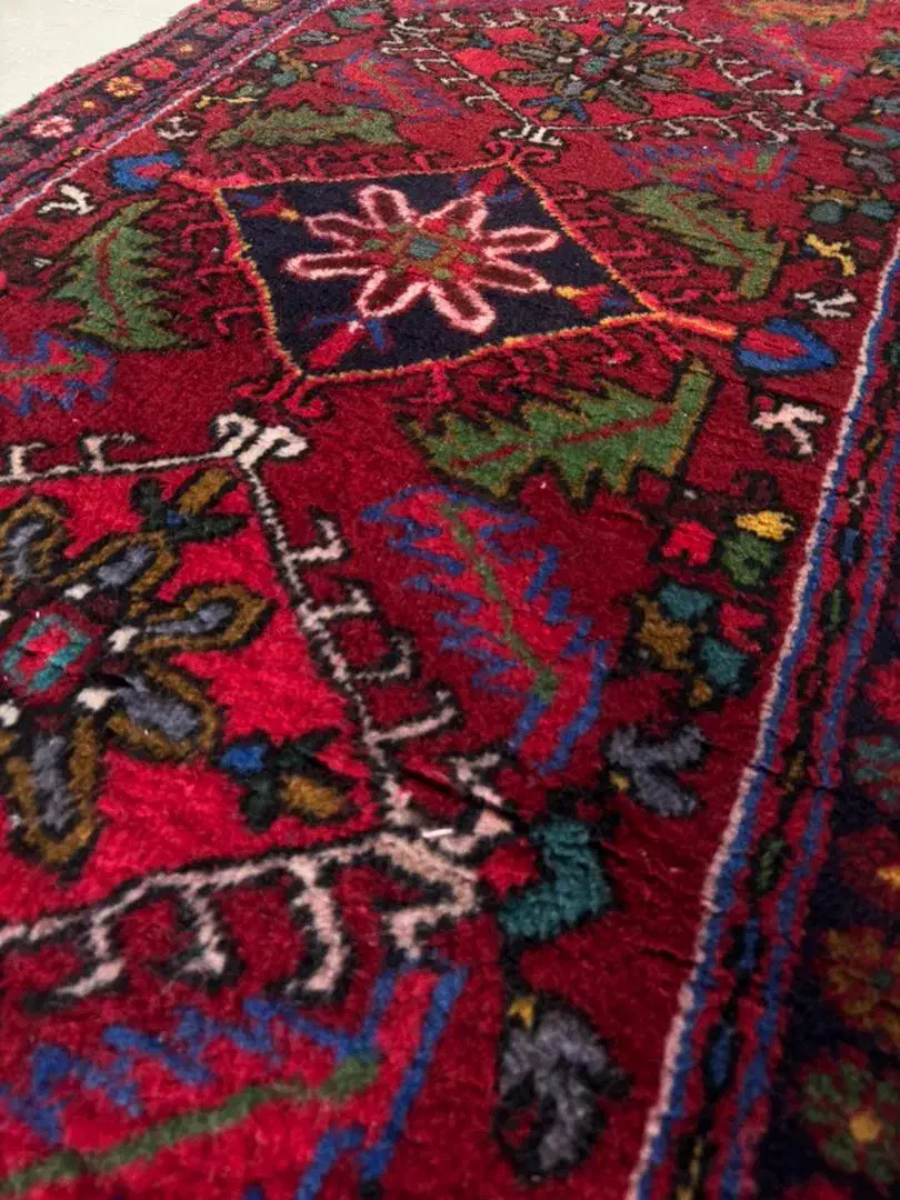 کناره دست بافت ۱متر در ۲متر کم کارکرده|فرش|تبریز, |دیوار