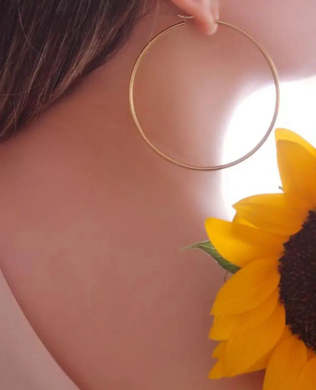 گوشواره حلقه ای طلایی استیل|بدلیجات|شیراز, کلاهدوز|دیوار