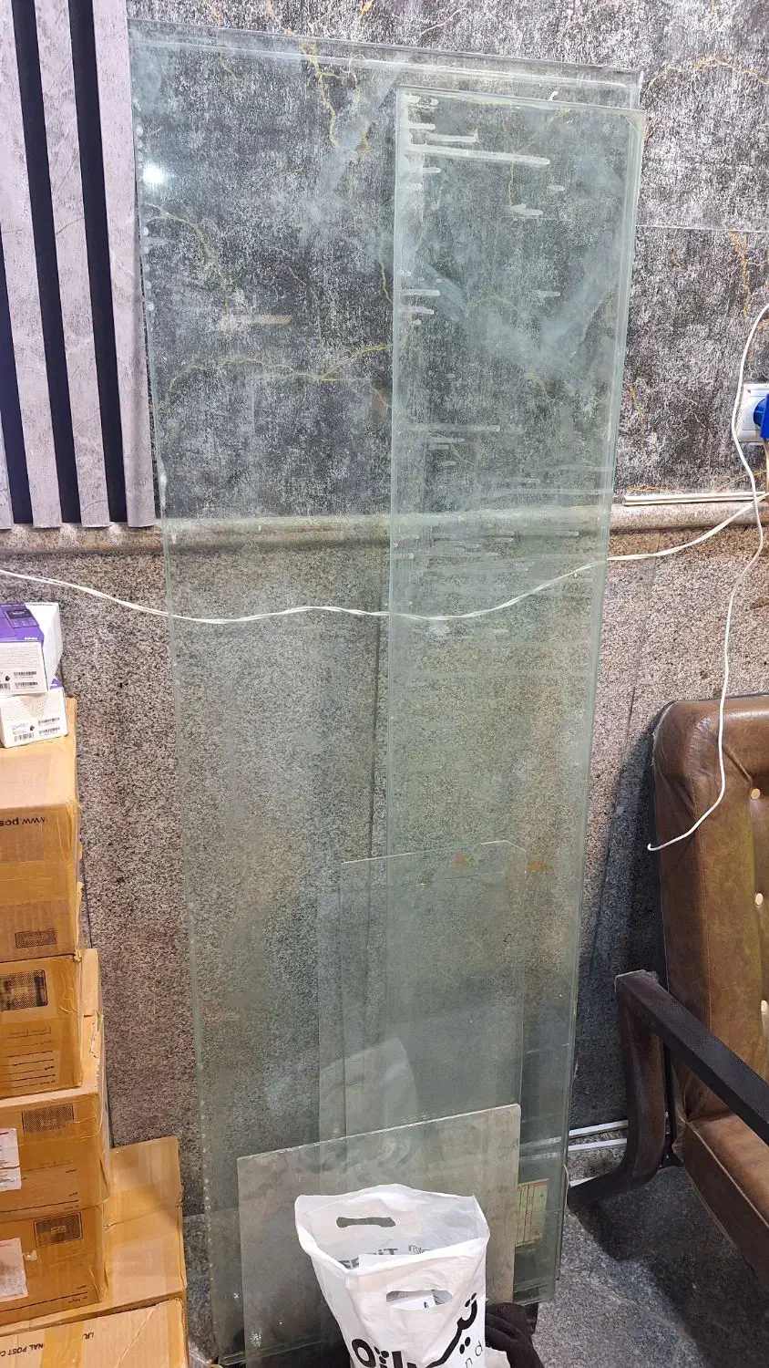 شیشه ۱۰میل|مصالح و تجهیزات ساختمان|مشهد, کشف|دیوار