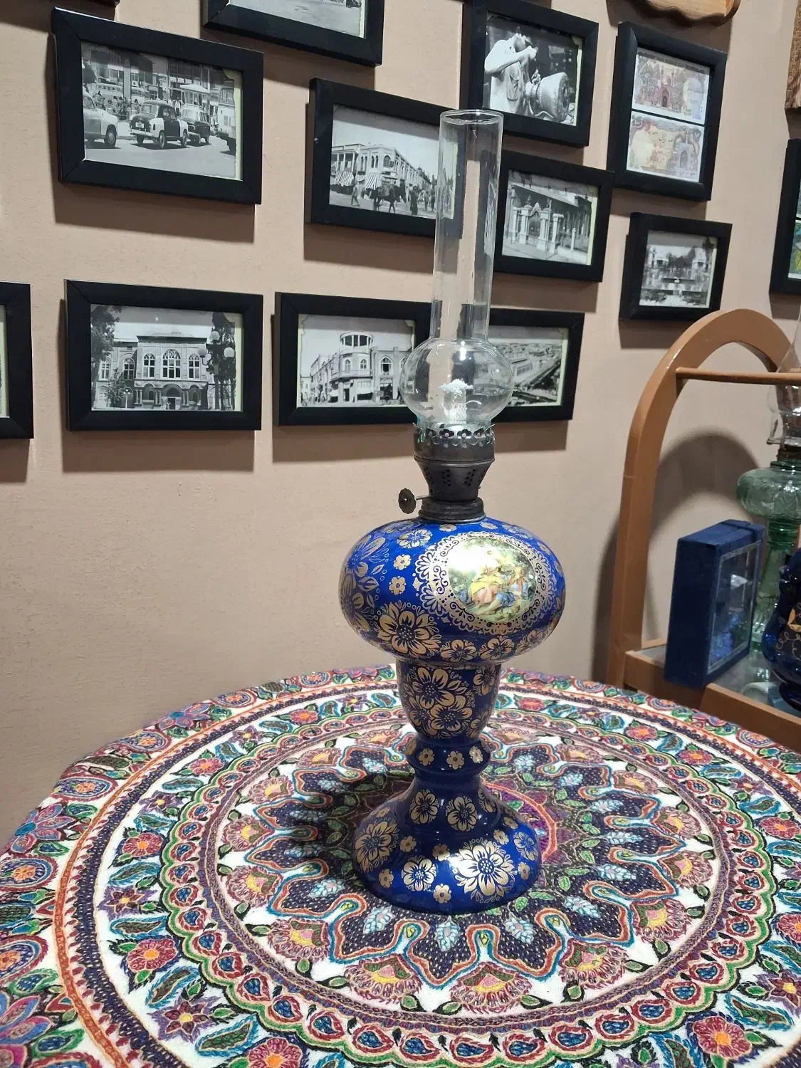 دیوار کوب وتعدادی لوازم آنتیک|کلکسیون اشیاء عتیقه|رفسنجان, |دیوار