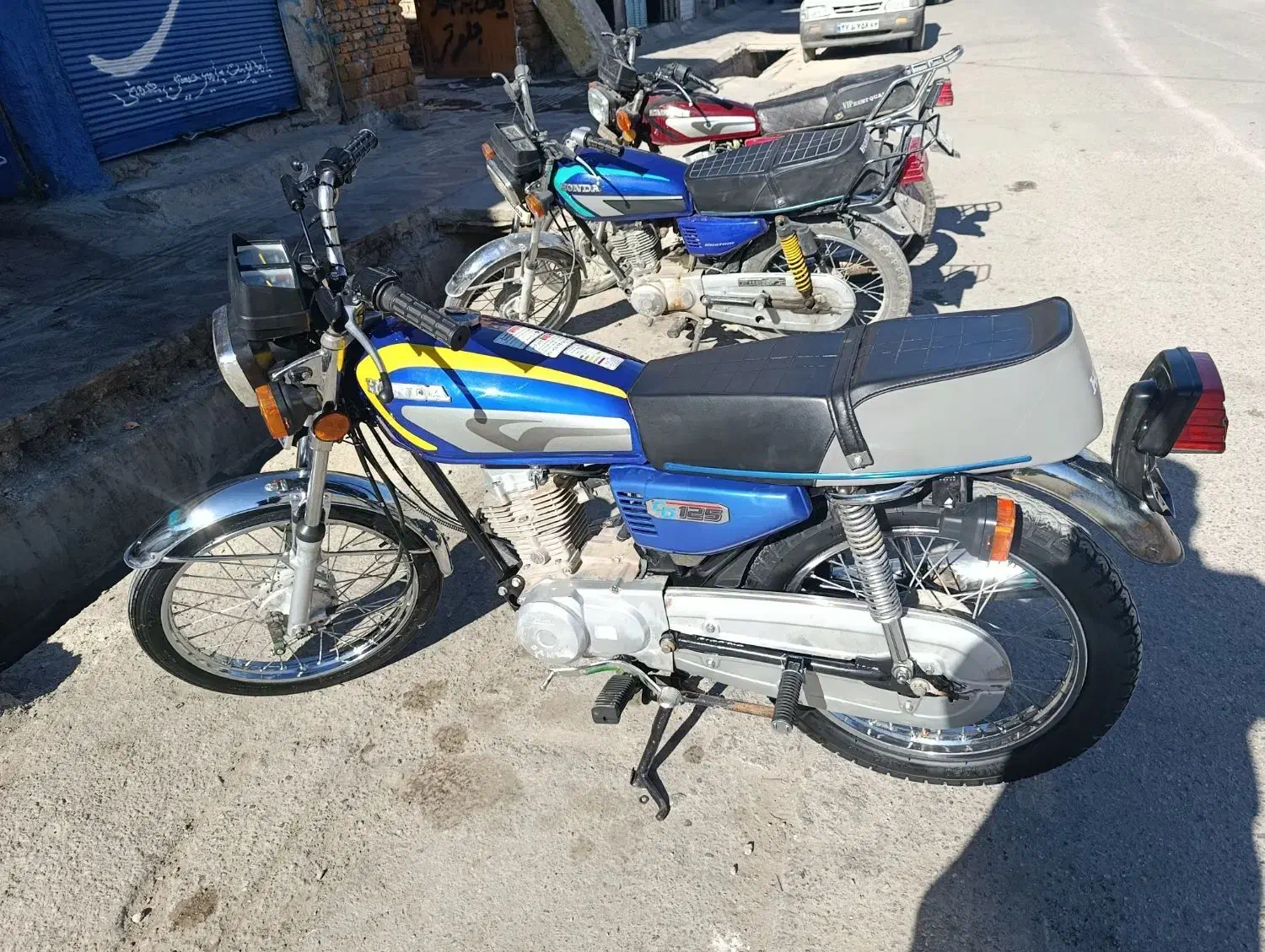 موتور هندا مزایده ای|موتورسیکلت|داراب, |دیوار