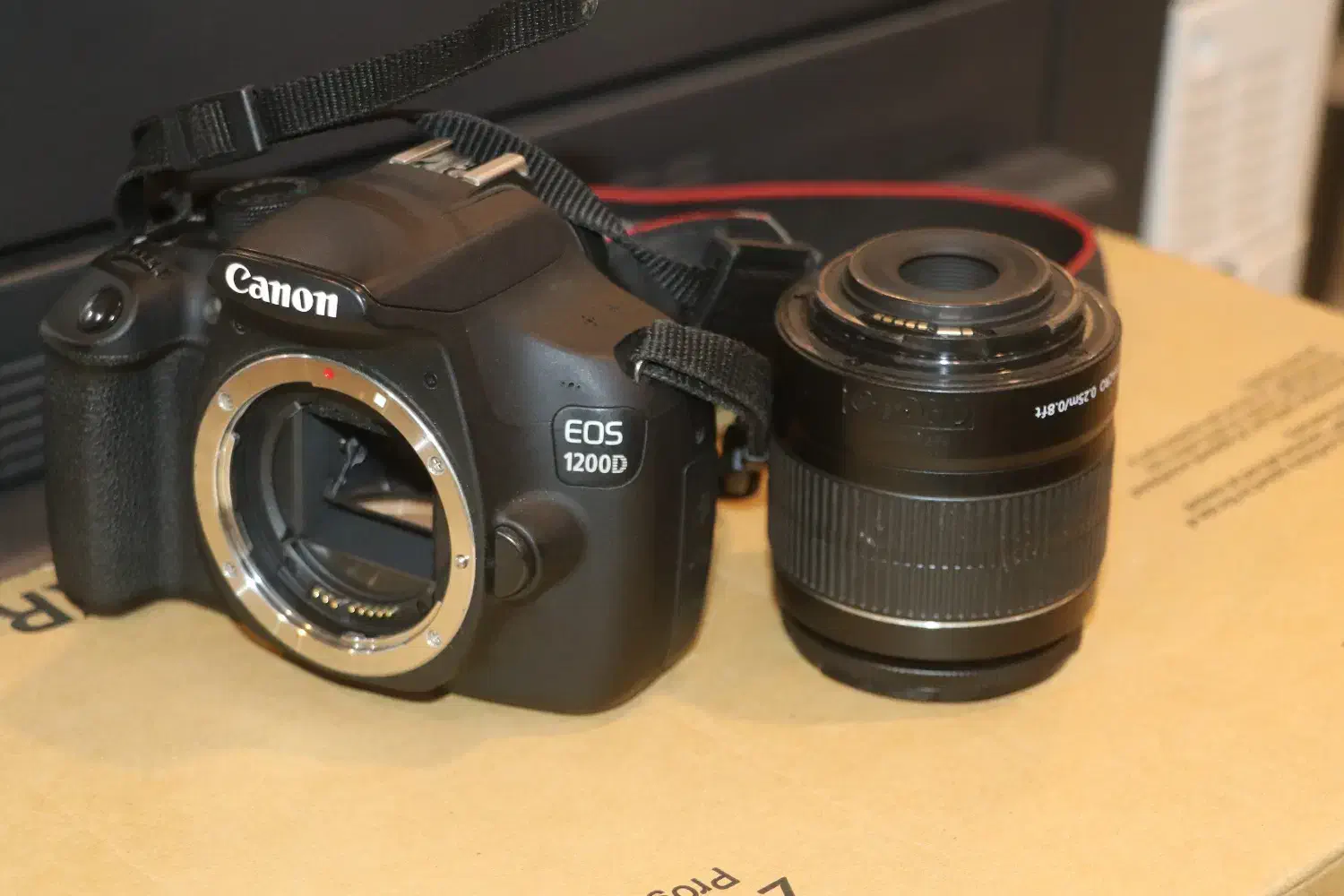 فروش دوربین عکاسی کنون EOS 1200D لنز 18-55mm|دوربین عکاسی و فیلم‌برداری|رودان, |دیوار