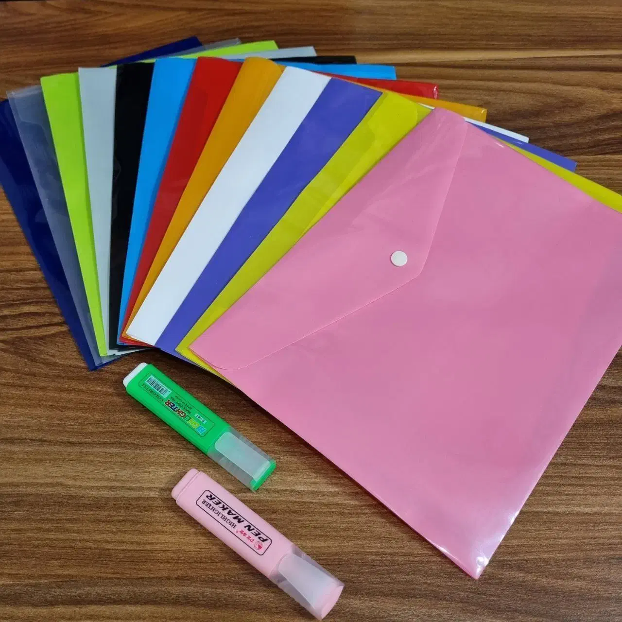 پوشه دکمه دار طلقی|لوازم التحریر|تهران, بریانک|دیوار