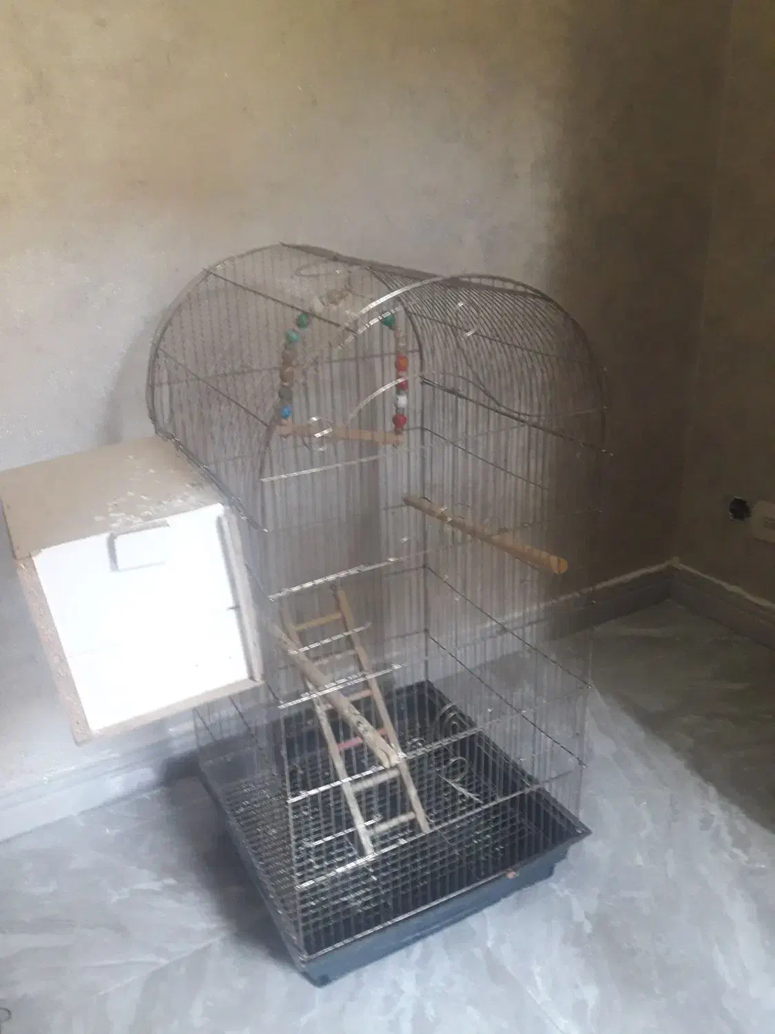 دو قفس طوطی سانان معاوضه با تخت فلزی تک نفره کامل|لوازم جانبی حیوانات|تهران, توحید|دیوار