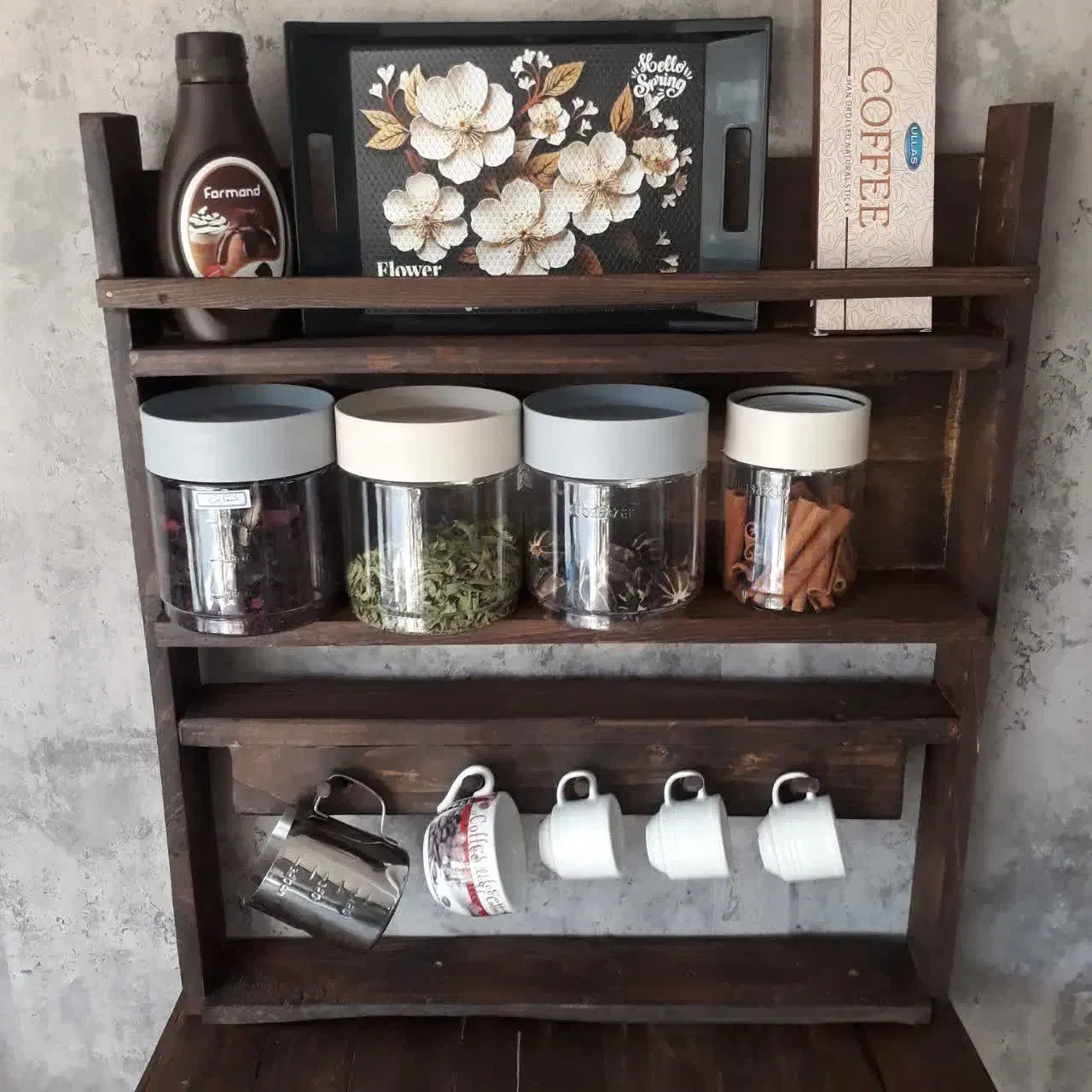 مینی بار بارخانگی میز دست ساز میز دستگاه قهوه ساز|صنایع دستی و سایر لوازم تزئینی|اصفهان, صدف|دیوار