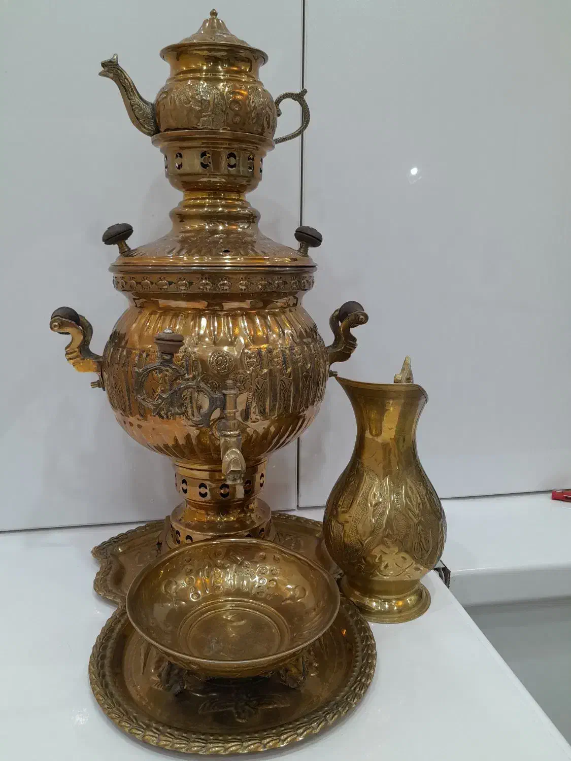 سماور عتیقه|کلکسیون اشیاء عتیقه|پاکدشت, پاکدشت (مامازند)|دیوار