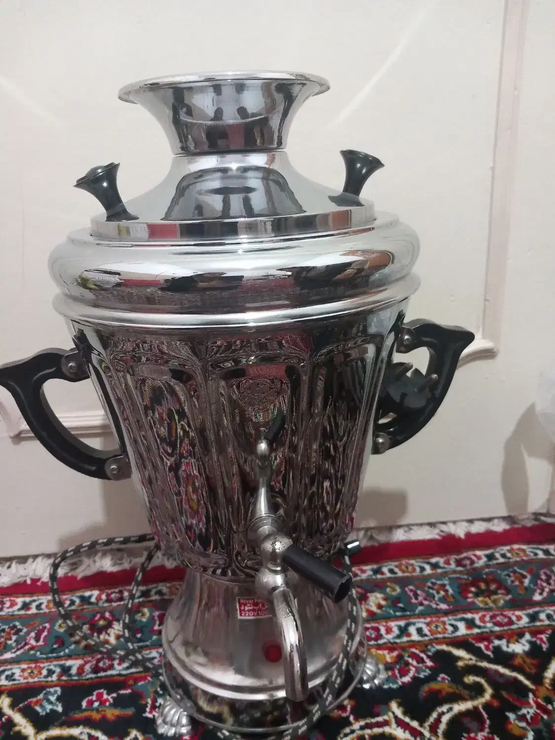 سماور برقی ۶لیتری نو|سماور، چای‌ساز، قهوه‌ساز|قزوین, |دیوار