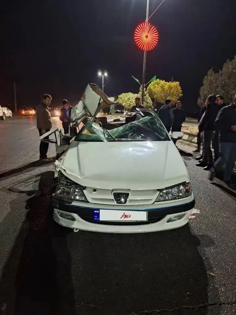 پژو پارس مدل ۱۴۰۱ تصادفی|خودرو سواری و وانت|تاکستان, |دیوار