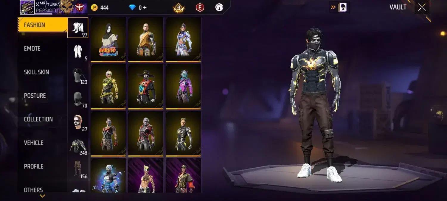 اکانت فری فایر|کنسول، بازی ویدئویی و آنلاین|اسفراین, |دیوار