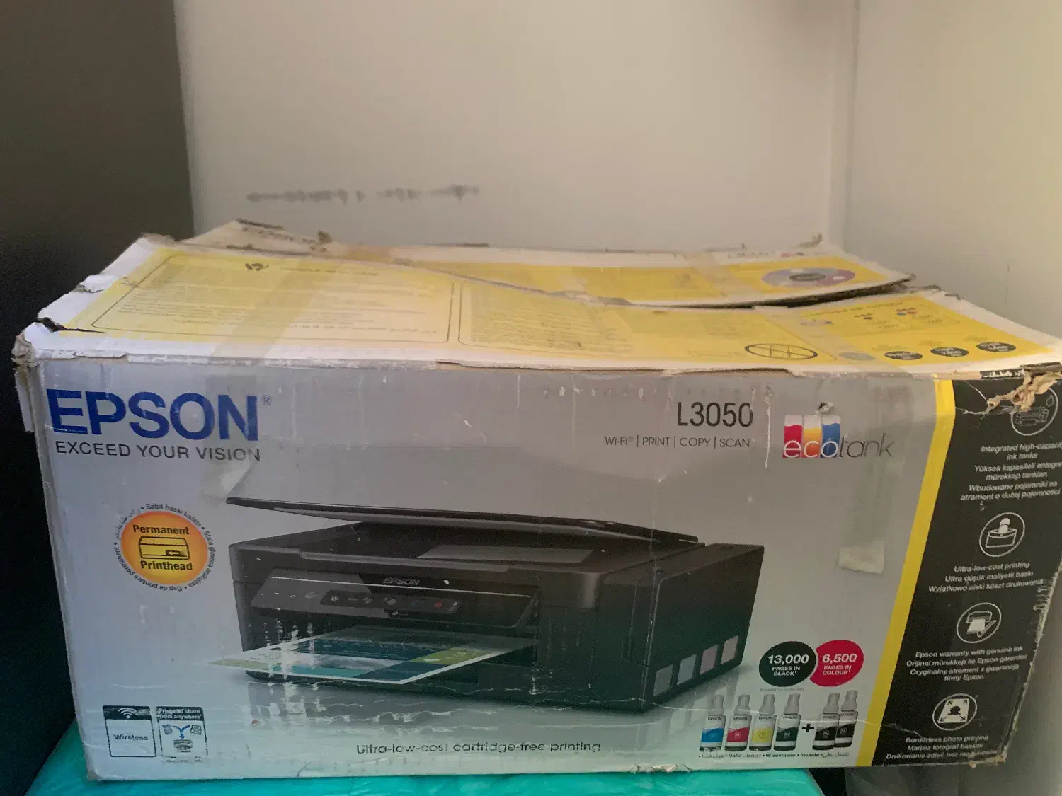 پرینتر رنگی epson l3050|پرینتر، اسکنر، کپی، فکس|تهران, المهدی|دیوار