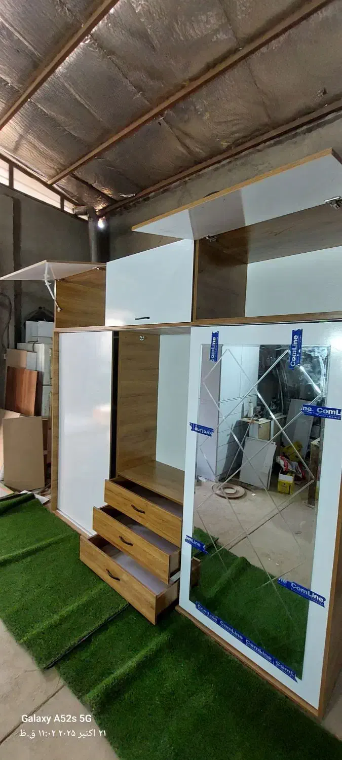 کمد دیواری باکسی ملامینه درجه یک|جاکفشی، کمد، دراور|تهران, مسعودیه|دیوار