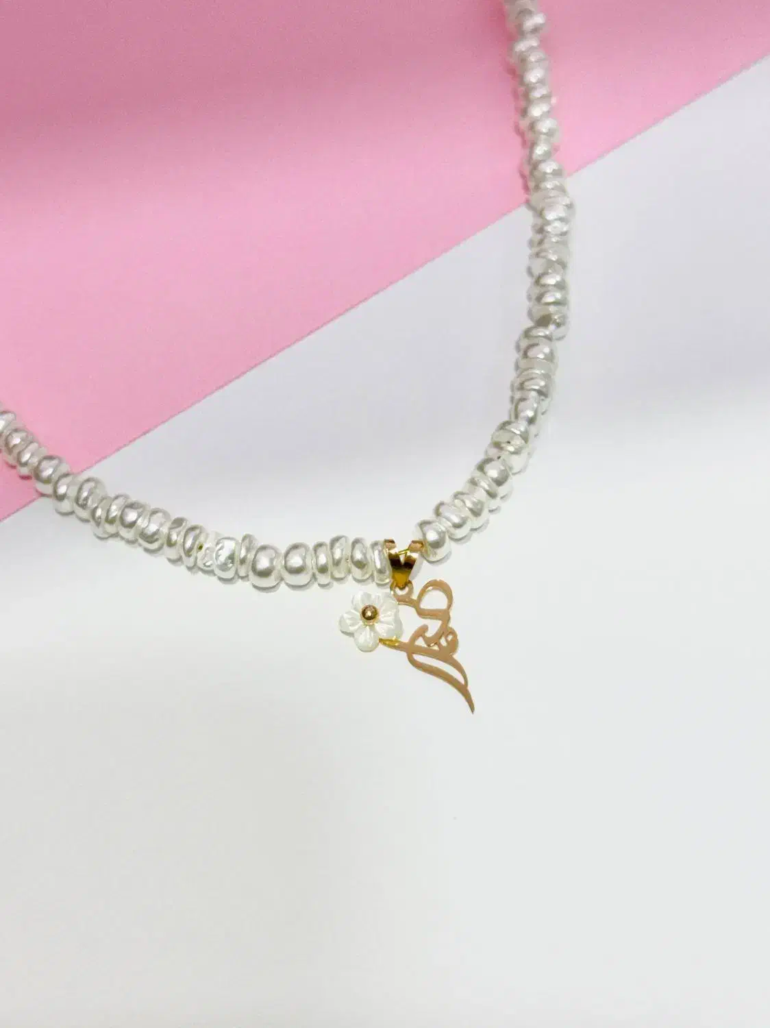 هدیه روز مادر پلاک طلا و مروارید پرورشی|جواهرات|یزد, |دیوار