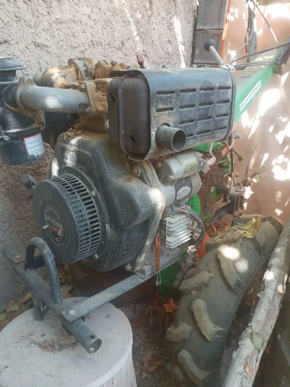 فروش  تیلر ۹ اسب مارک شینری|ماشین‌آلات صنعتی|بیضا, |دیوار