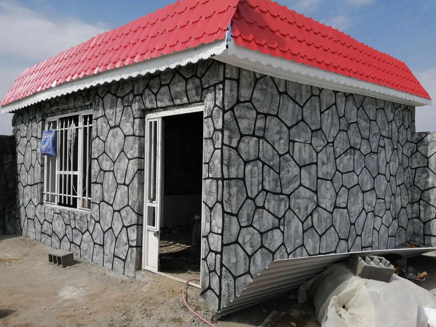 نقاشی طرح سنگ|خدمات پیشه و مهارت|نیشابور, کوی یغما|دیوار