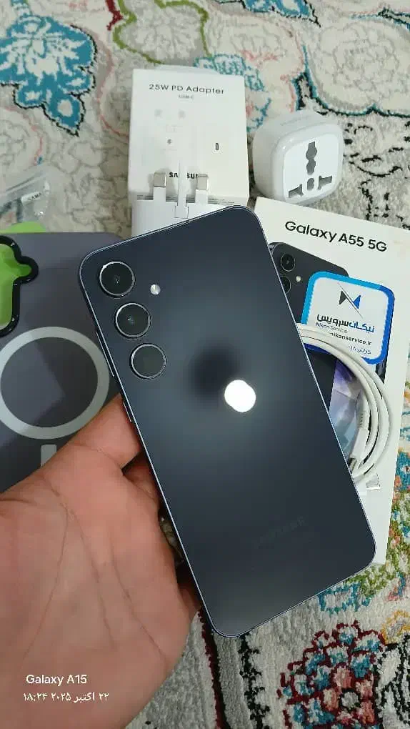سامسونگ a55 ram 8 256gigدر حد صفر|موبایل|شیراز, گویم|دیوار