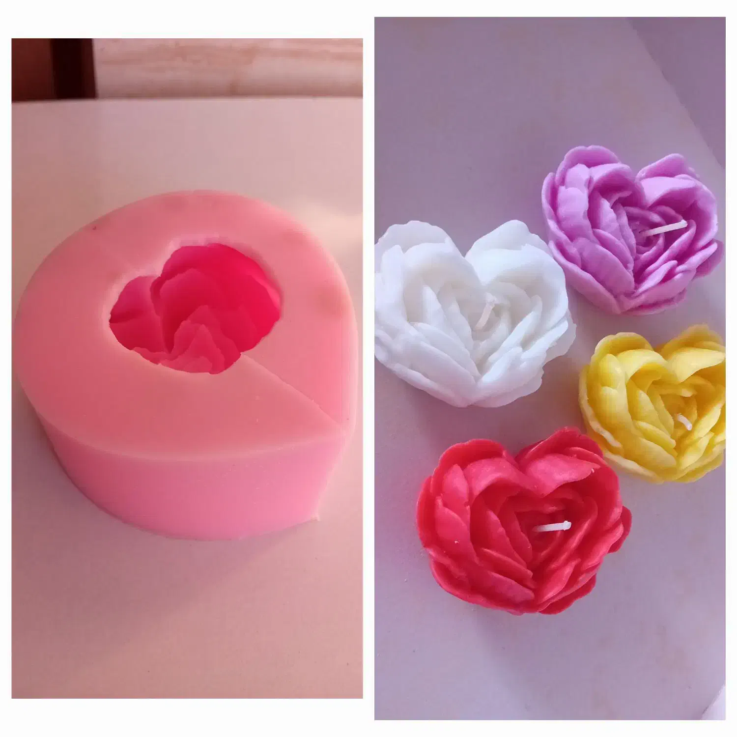 قابل شمع سیلیکونی|صنایع دستی و سایر لوازم تزئینی|دره شهر, |دیوار