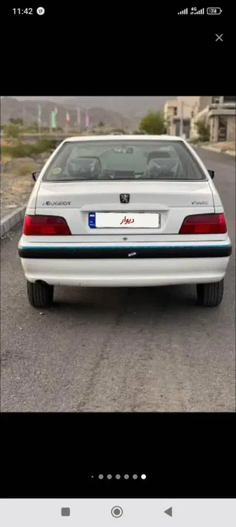 پژو پارس xu7p ۴۰۱ معاوظه با تصادفی و خریدار تصادفی|خودرو سواری و وانت|چابهار, |دیوار