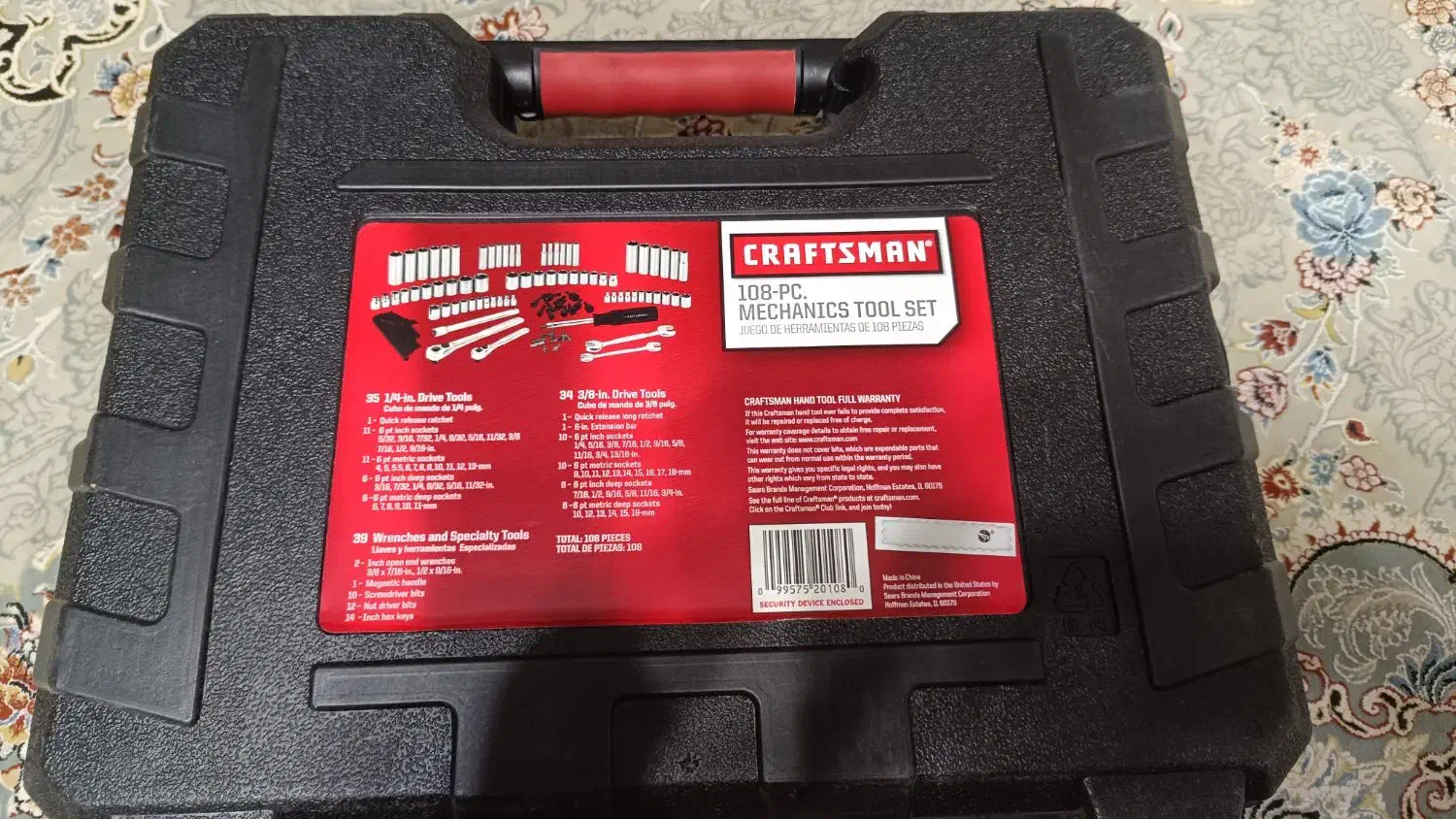 کیف 108تکه CRAFTSMAN امریکایی|ابزارآلات|کرج, خرمدشت|دیوار