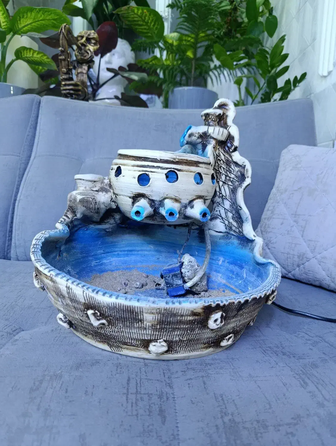 آبنما|مجسمه، تندیس، ماکت|بیرجند, |دیوار