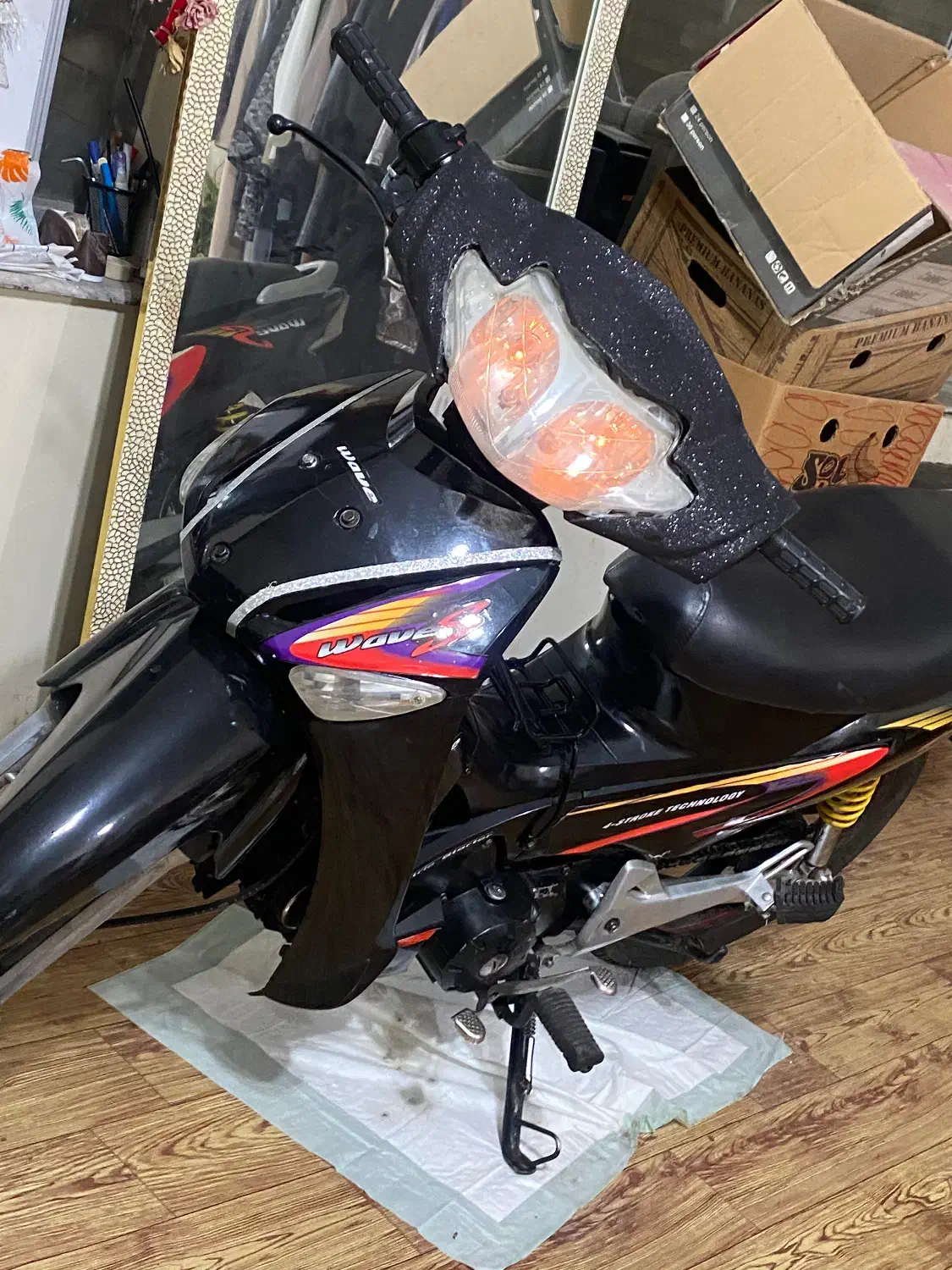 موتور سیکلت ویو vave تمیز 135 cc اوتومات بدون کلاج|موتورسیکلت|تبریز, |دیوار