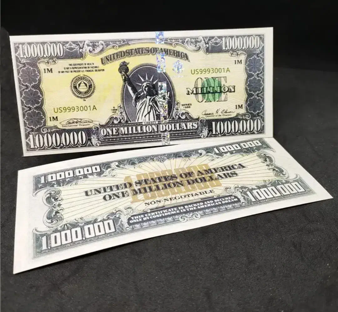 اسکناس ۱ملیون دلاری تزینی و سینمایی|کلکسیون سکه، تمبر، اسکناس|کرج, شهرک بنفشه|دیوار