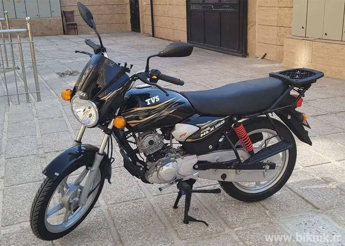 tvs hlx 150 مشکی رنگ|موتورسیکلت|تهران, مجیدآباد|دیوار