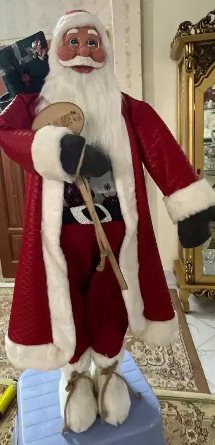 درختچه کریسمس بانکه گاری و بابانوئل|صنایع دستی و سایر لوازم تزئینی|محمدیه-قزوین, |دیوار