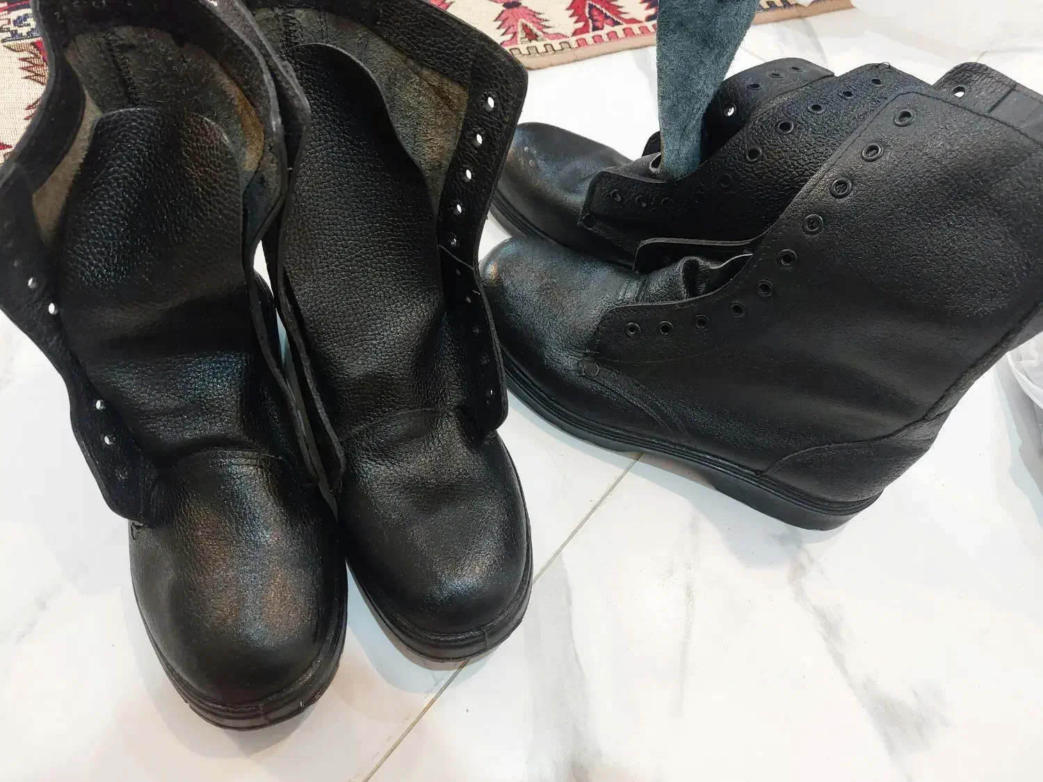 پوتین سربازی سایز ۴۲ و ۴۳ استفاده نشده|کیف، کفش، کمربند|شیراز, غدیر جنوبی|دیوار