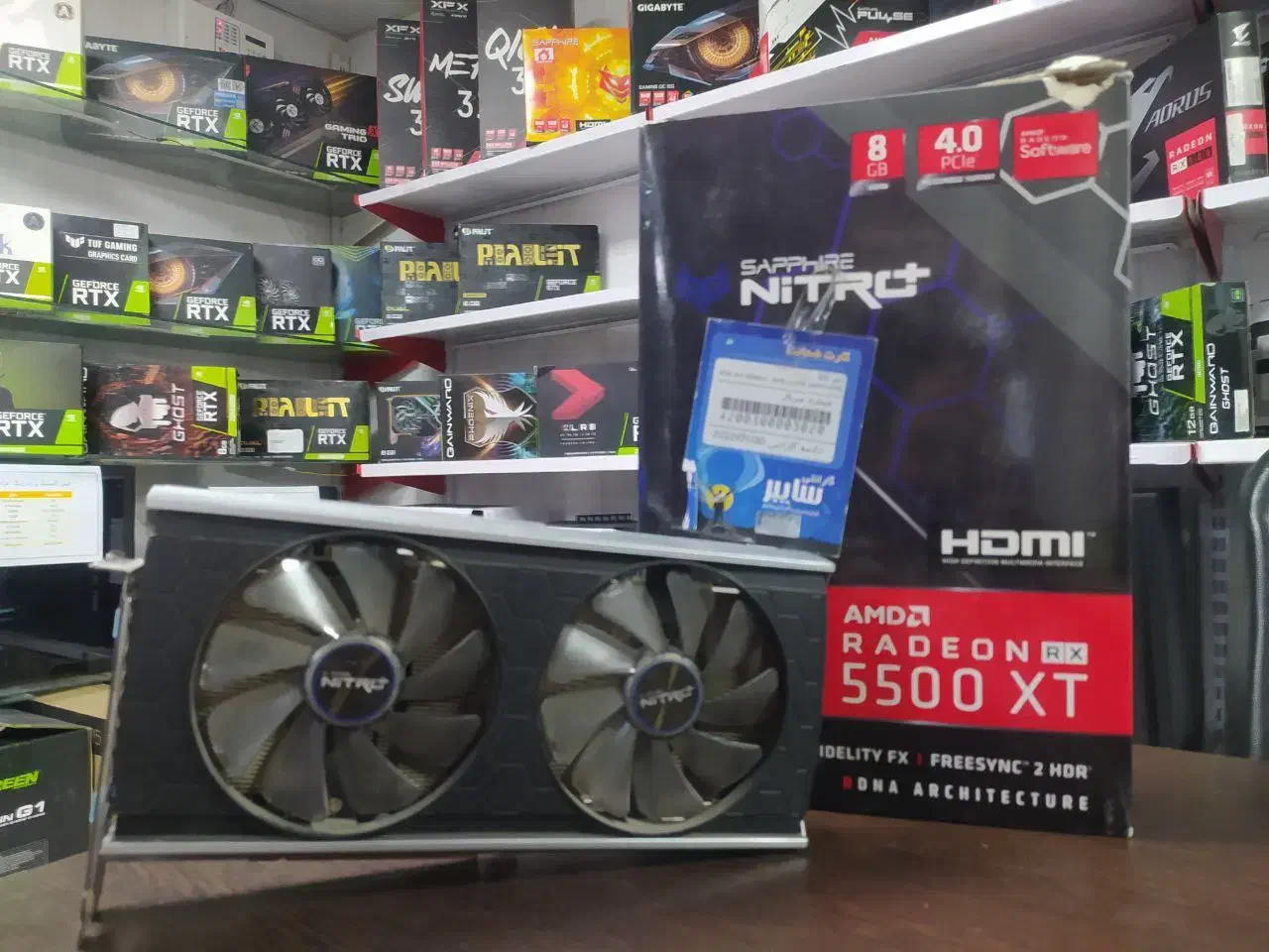 کالکشن کارت گرافیک Rx 5500 xt 8G درحد غیرماینی|قطعات و لوازم جانبی رایانه|تهران, سلسبیل شمالی|دیوار
