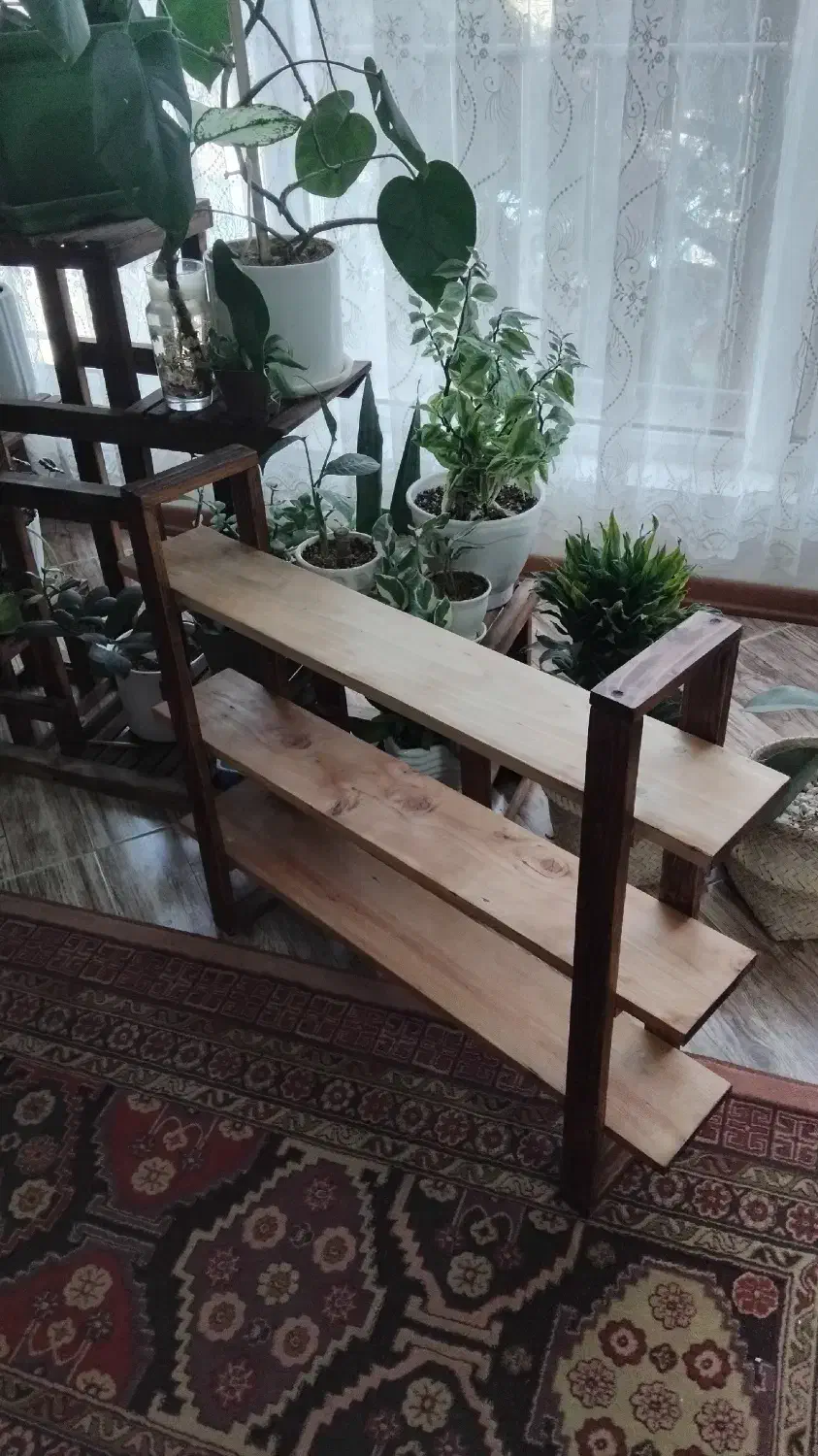 شلف چوبی|کتابخانه، شلف، قفسههای دیواری|نیشابور, شهرک ولیعصر|دیوار