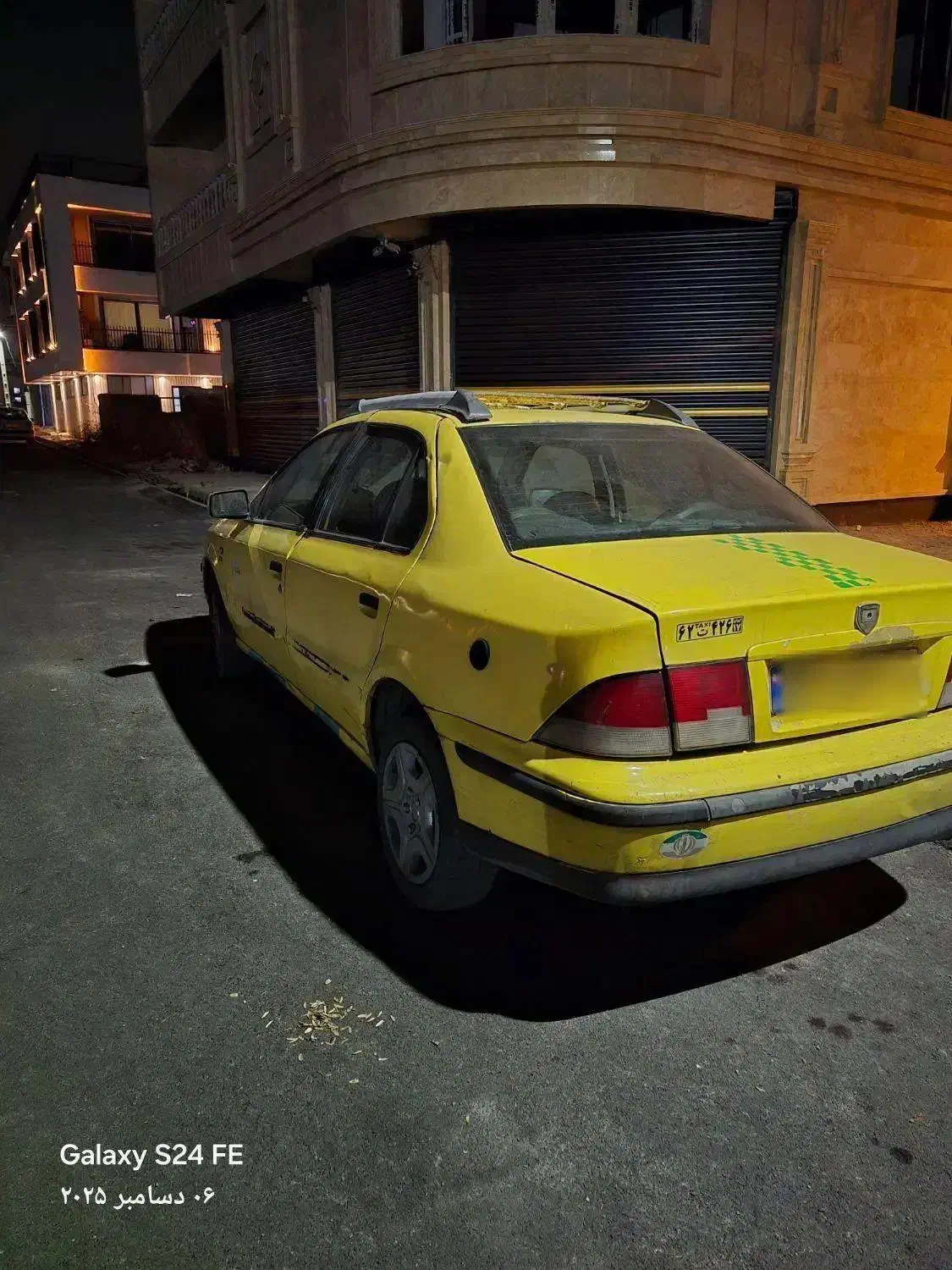 سمند تاکسی با نوار زرد|خودرو سواری و وانت|ماکو, |دیوار