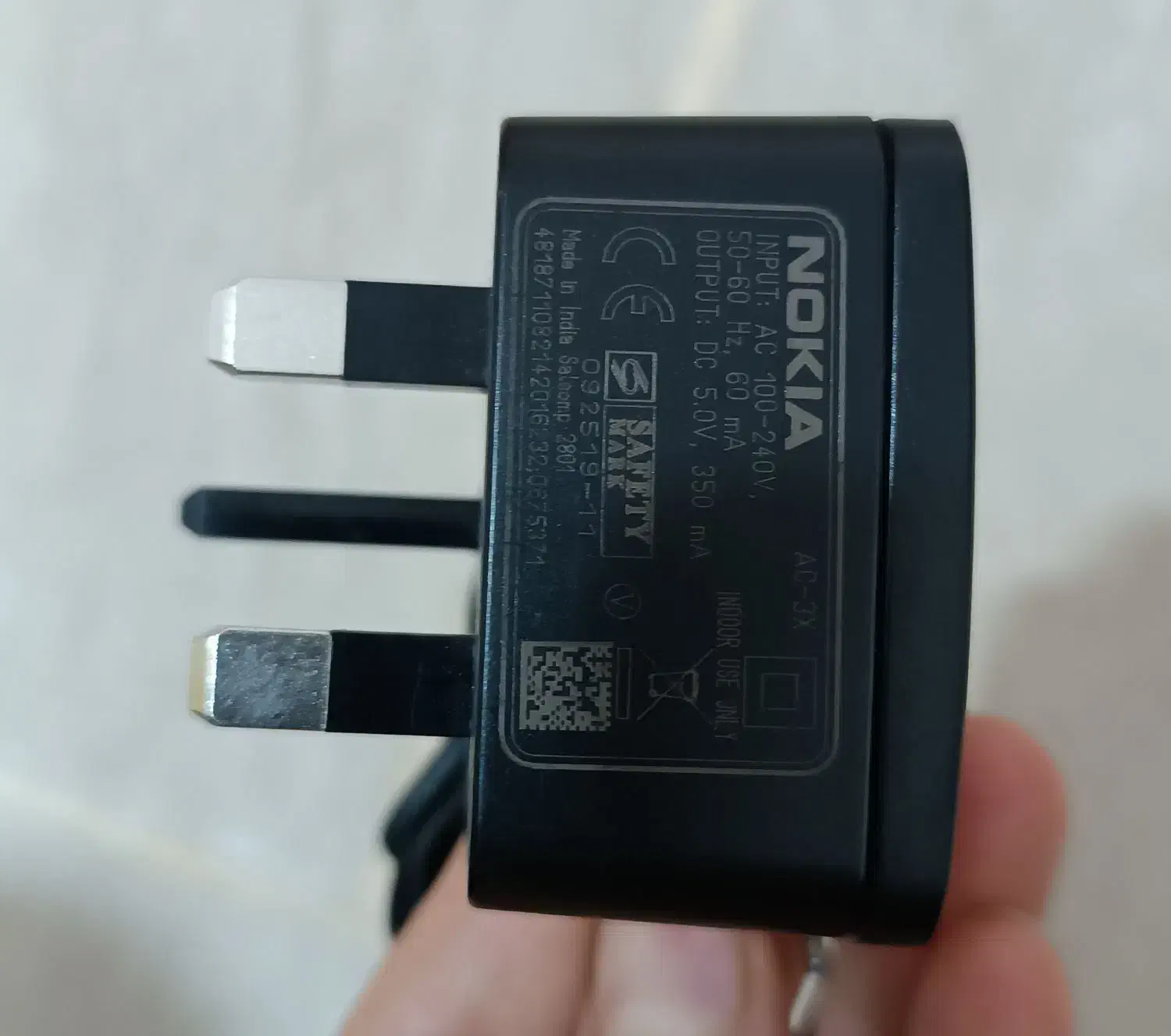 شارژر نوکیا سوزنی اصل نو نو|لوازم جانبی موبایل و تبلت|نورآباد, |دیوار