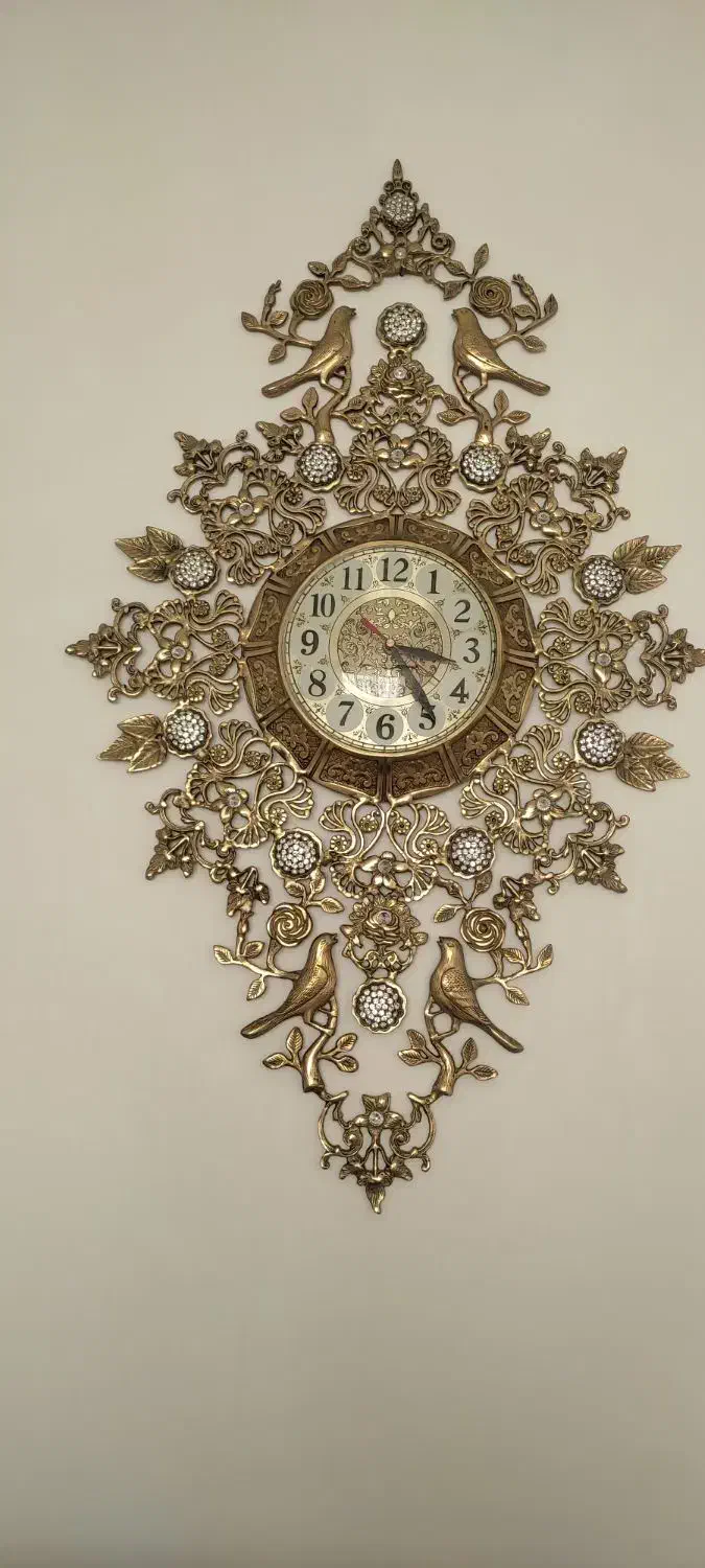 ساعت دیواری برنجی|ساعت دیواری و تزئینی|کوثر, |دیوار