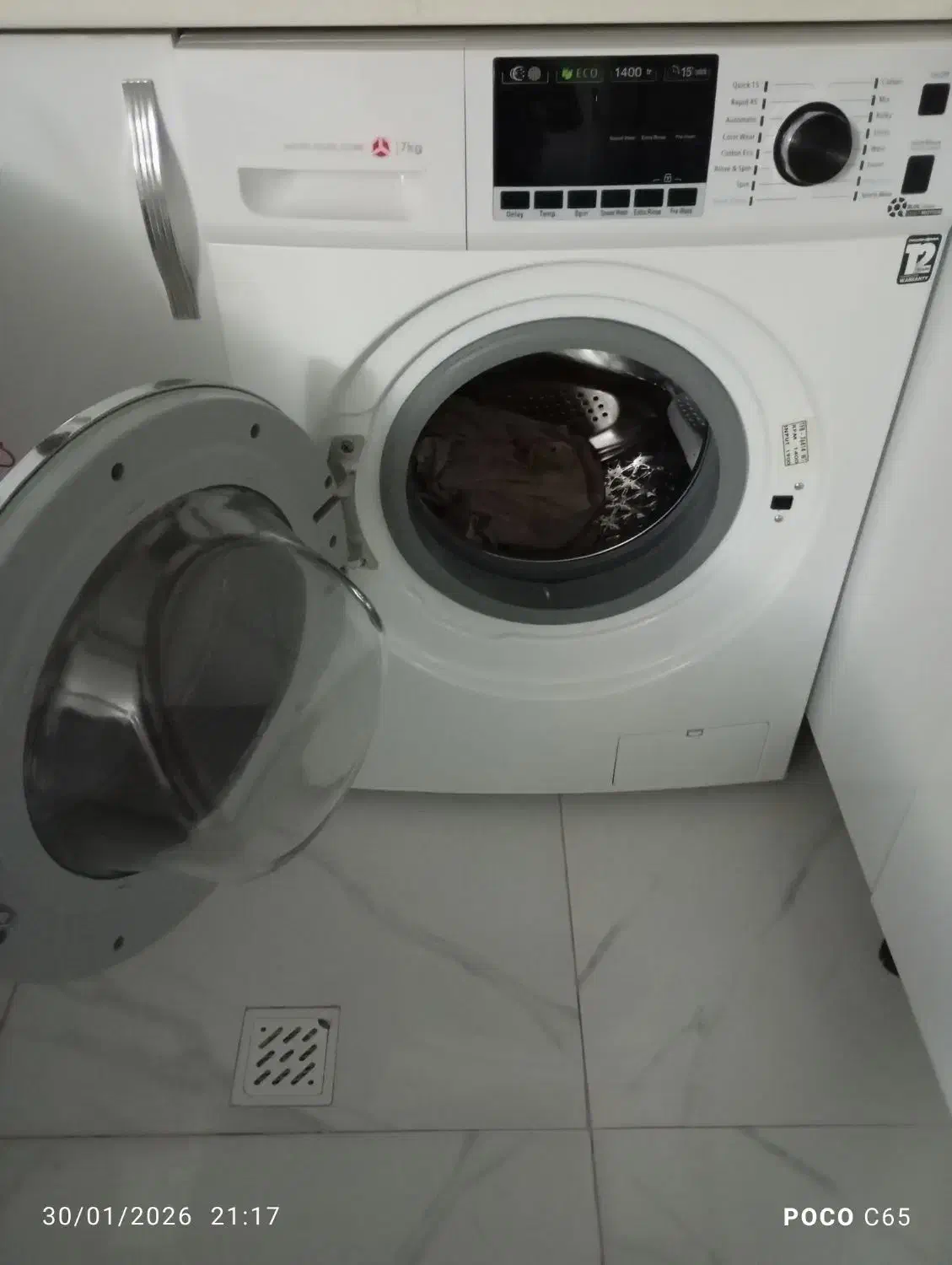 لباسشویی پاکشوما|ماشین لباسشویی و خشک‌کن لباس|کیش, |دیوار