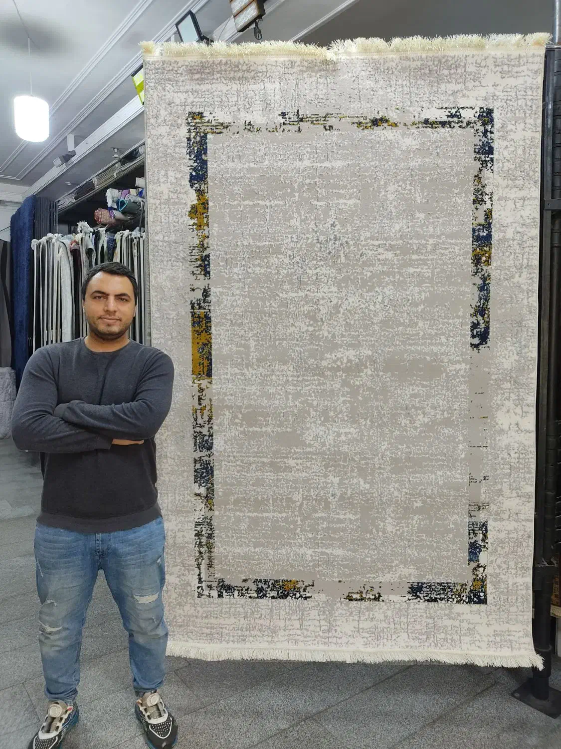 فرش مینیمال ۴متری اکبند|فرش|قدس, شهرقدس|دیوار