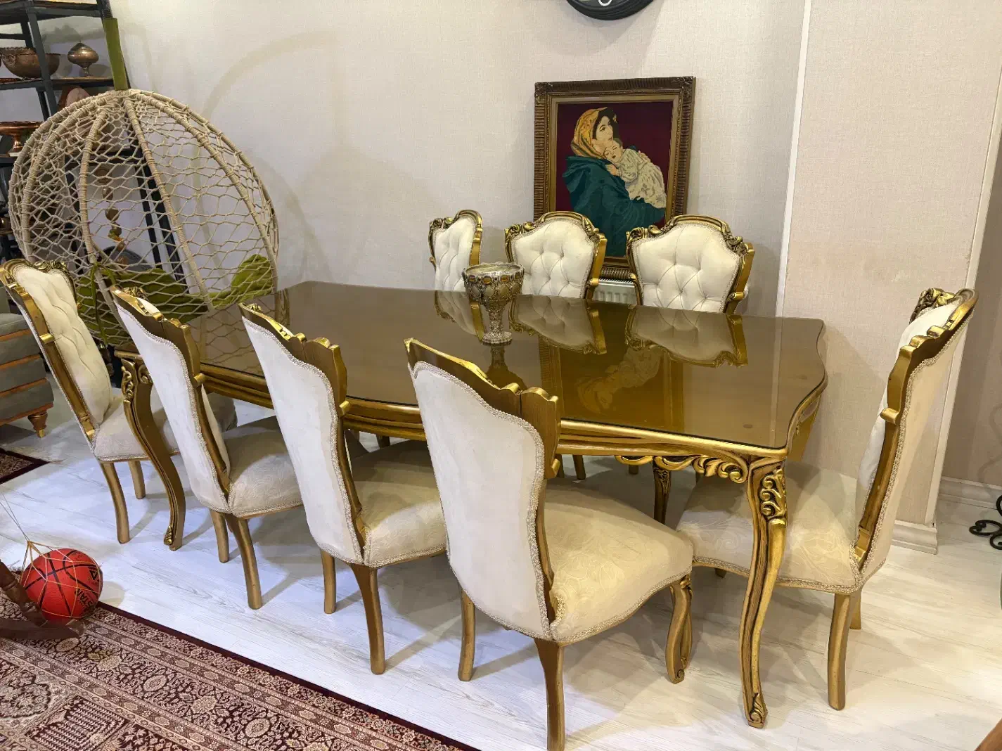 ساعت صندلی میز ناهار خوری|ساعت دیواری و تزئینی|رشت, معلم|دیوار