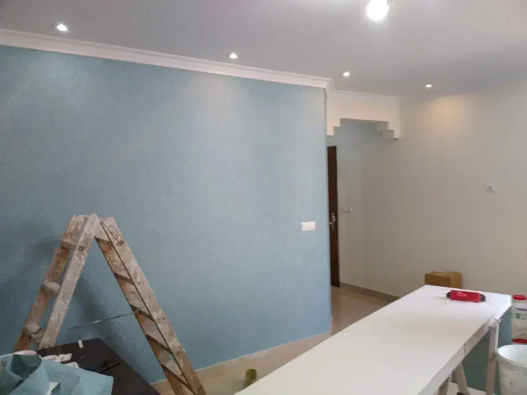 نقاشی  ساختمان  کاغذ دیواری کناف|خدمات پیشه و مهارت|پرند, فاز ۲|دیوار